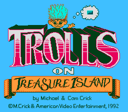Trolls on Treasure Island title screenshot